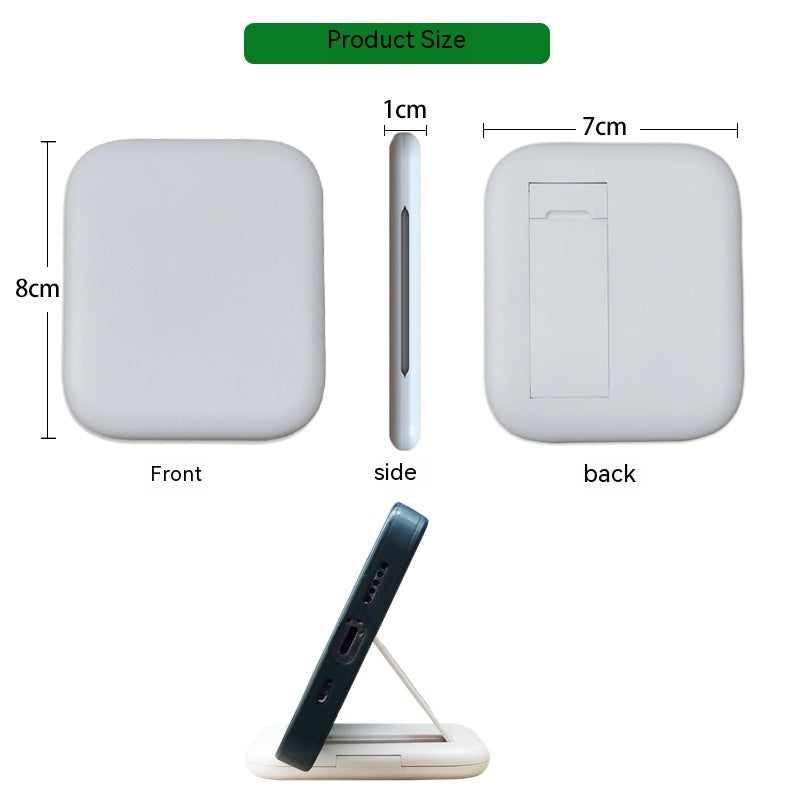 Multifunction Data Cable Digital Storage Box Charging Mirror Hidden Mobile Phone Holder